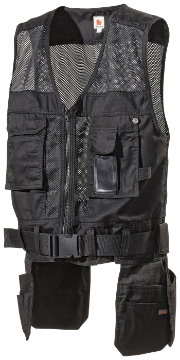 L.Brador 218PB ripptaskutega vest must XL