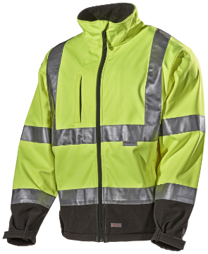L.Brador 289P signaaljakk softshell kollane L