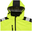 L.Brador 2033P Sofshell Hi-Vis kollane/must 3XL