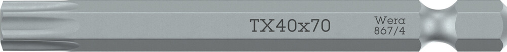 otsak TORX 867/4 Z TX 9 x 70 mm Wera