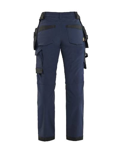 Blaklader naiste ripptaskutega püksid 4-suunaline stretch merev.sin./must  C48