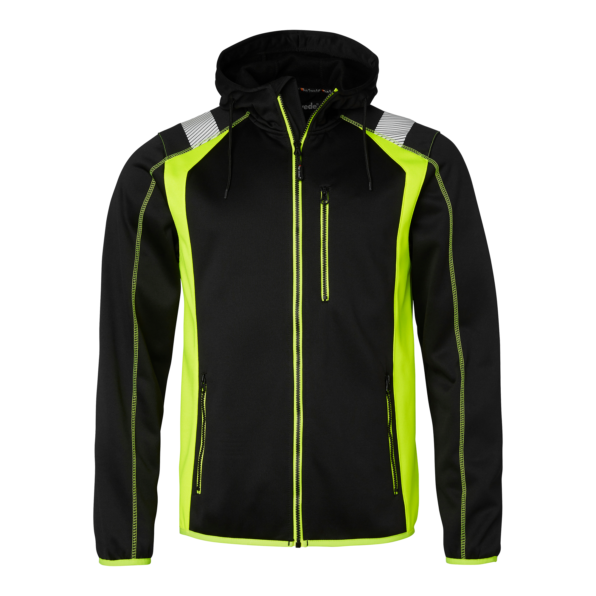 Top Swede 276 pusa kapuutsiga must/kollane XL
