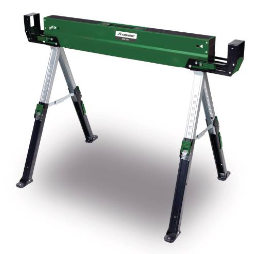 Folding trestle FAB 590, height-adjustable for ergonomic working