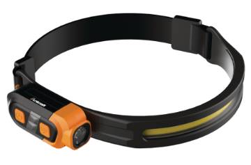 LED headlamp LSL 600 DC with COB and SMD LED for wide-angle and spot lighting
