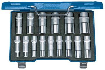 Padrunvõtmete komplekt 1/2″ 15 TK UD 10-32 mm, D 19 L-015 Gedore