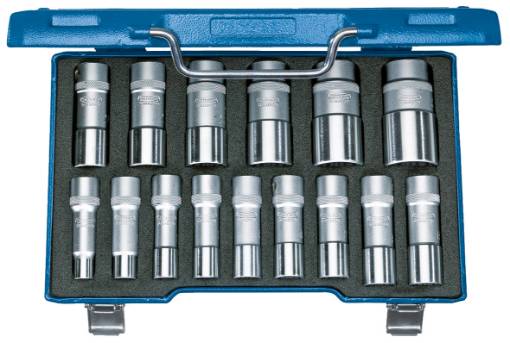 Padrunvõtmete komplekt 1/2″ 15 TK UD 10-32 mm, D 19 L-015 Gedore