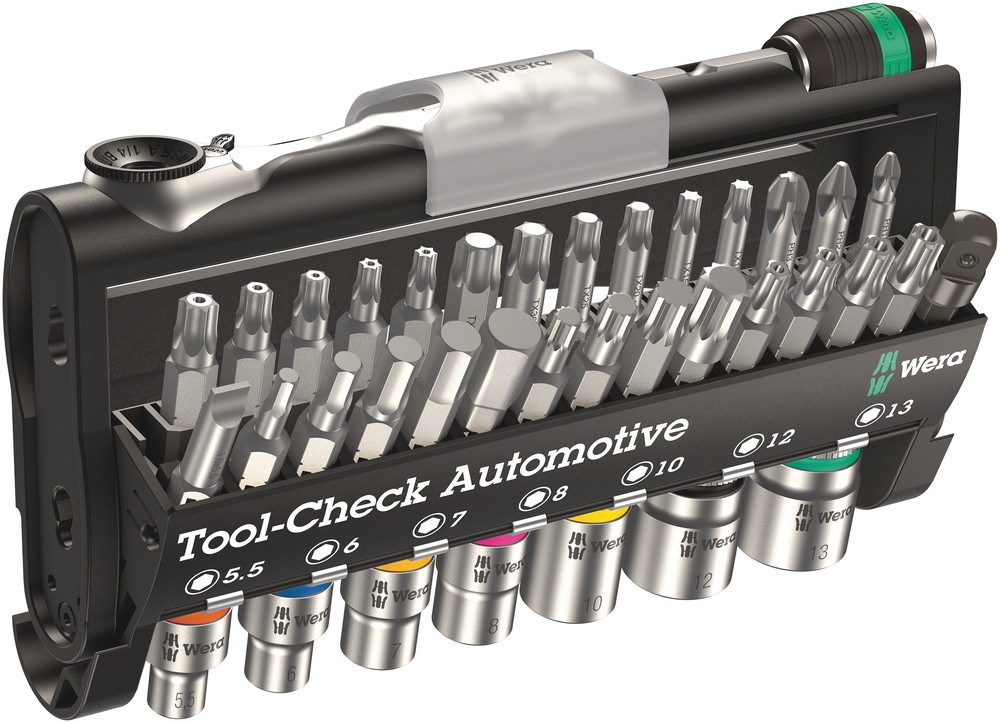 otsaku-, narre- ja padrunikmpl Tool-Check Automotive 1 Wera