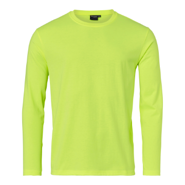 Top Swede 138-010 T-särk pikkade varrukatega neoonkollane XXL