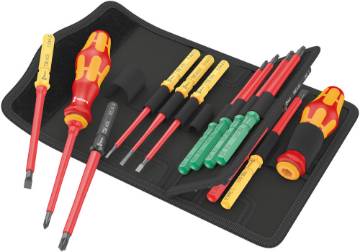 vahetatavad vardad + käepide kmpl Kraftform Kompakt VDE 17 Universal 1 Tool Finder VDE Wera