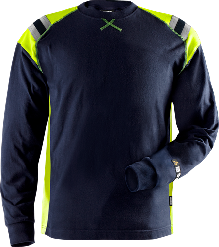 Fristads 7072 TFLH T-särk p/v tume merev.sin 2XL