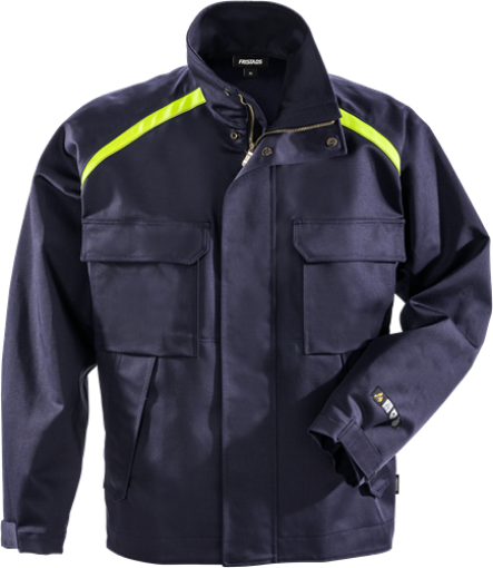 Fristads 4031 FLAM suvejakk tume merev.sin S