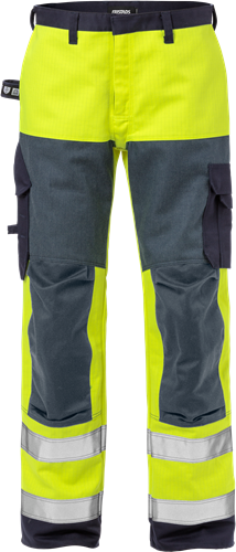 Fristads 2585 FLAM tulekindlad püksid Hi-Vis kol/merev.sin C54
