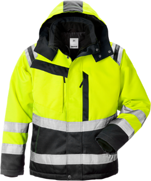 Fristads 4143 PP High vis jope Hi-Vis kollane/must M