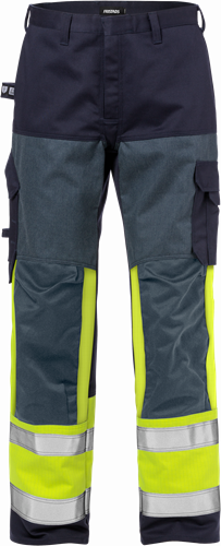 Fristads 2587 FLAM tulekindlad püksid Hi-Vis kol/merev.sin C50