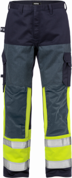 Fristads 2587 FLAM tulekindlad püksid Hi-Vis kol/merev.sin C50