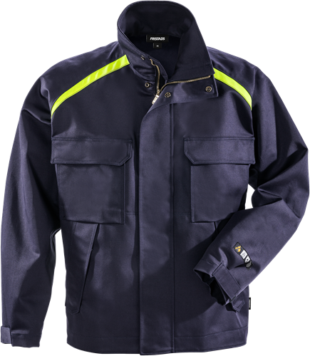 Fristads 4031 FLAM suvejakk tume merev.sin L