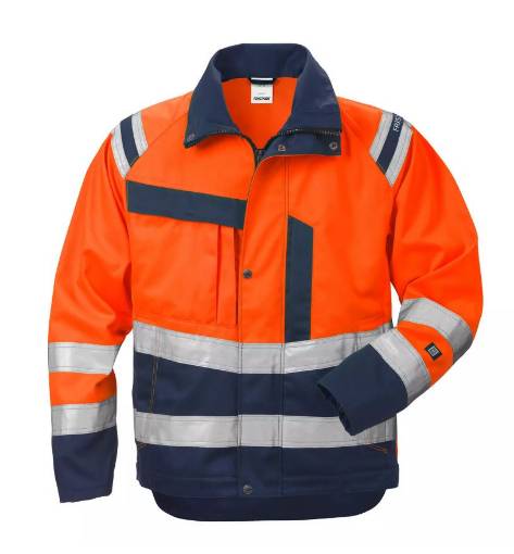 Fristads 4026 PLU jope Hi-Vis oranž/sin XXL