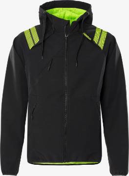 Fristads 7461 BON kapuutsiga softshell jakk must/hall S