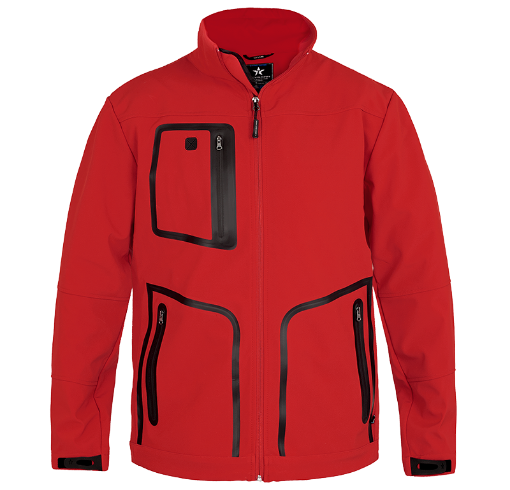Texstar FJ30 softshell-jope punane M