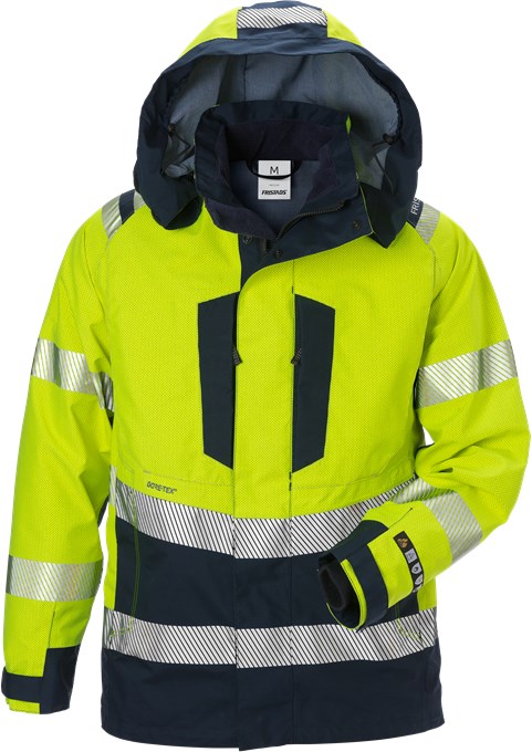 Fristads 4022 FLR tulekindel jope cl 3 Hi-Vis kol/merev.sin 4XL