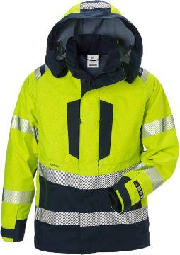 Fristads 4022 FLR tulekindel jope cl 3 Hi-Vis kol/merev.sin 4XL
