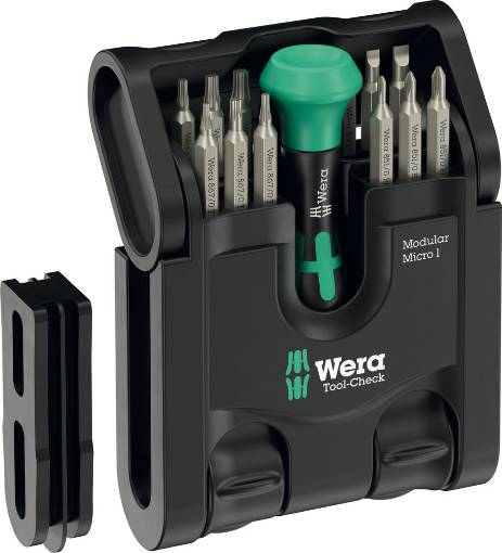 otsakute ja narre kmpl Tool-Check Modular Micro 1 Wera