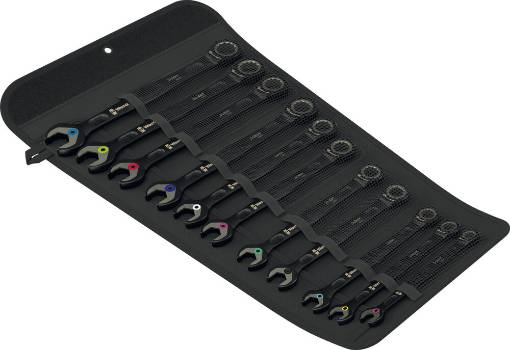 Joker ring ratchet spanners 6000, black edition Wera