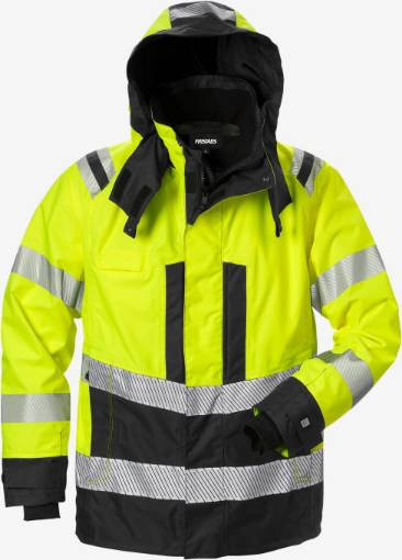 Fristads 4515 GTT jope Hi-Vis kollane/must XXL