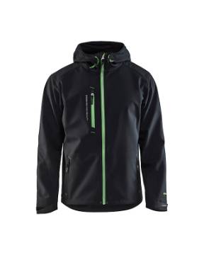 Blaklader softshell-jakk tumehall/roheline M