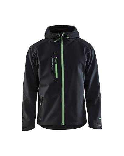 Blaklader softshell-jakk tumehall/roheline M