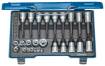 Kruvikeerajate komplekt 1/2″+1/4″ 34 TK TORX, 19 TX 20 Gedore