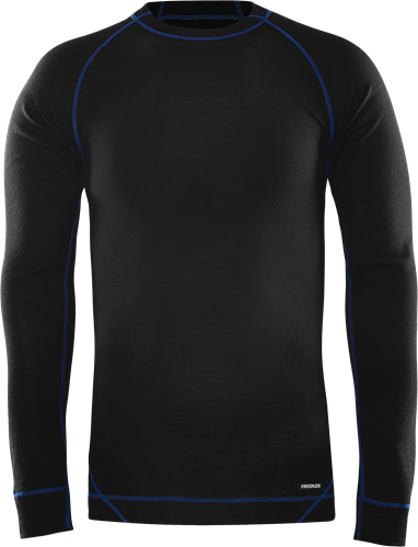 Fristads 7517 MW Merino vill T-särk must XL