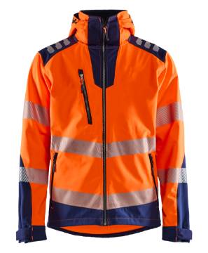 Blaklader HighVis softshell-jakk neoonoranz/mar.sin XXXL