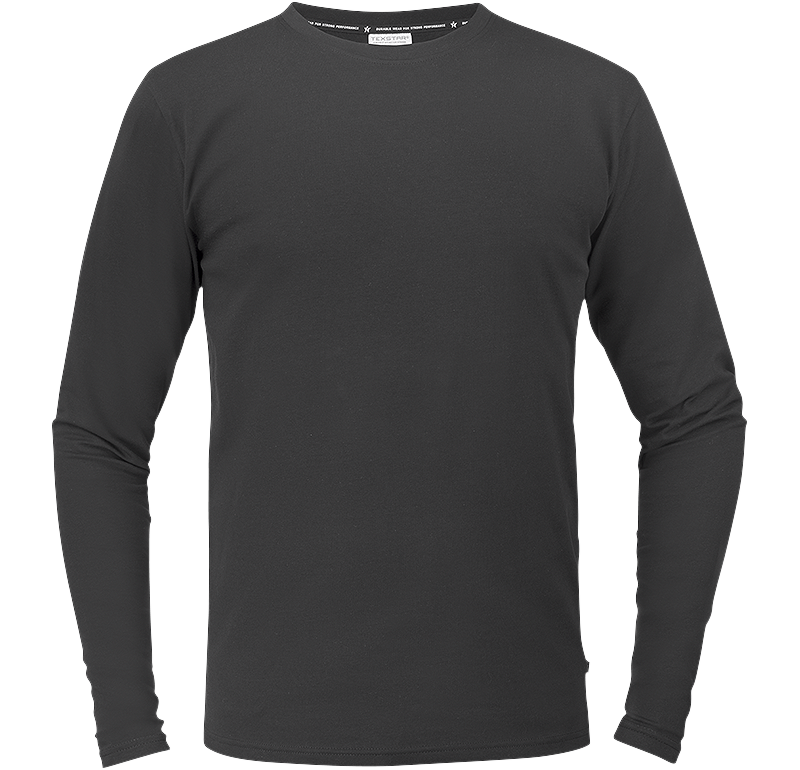 Texstar TS17 T-särk pikkade varrukatega must XL