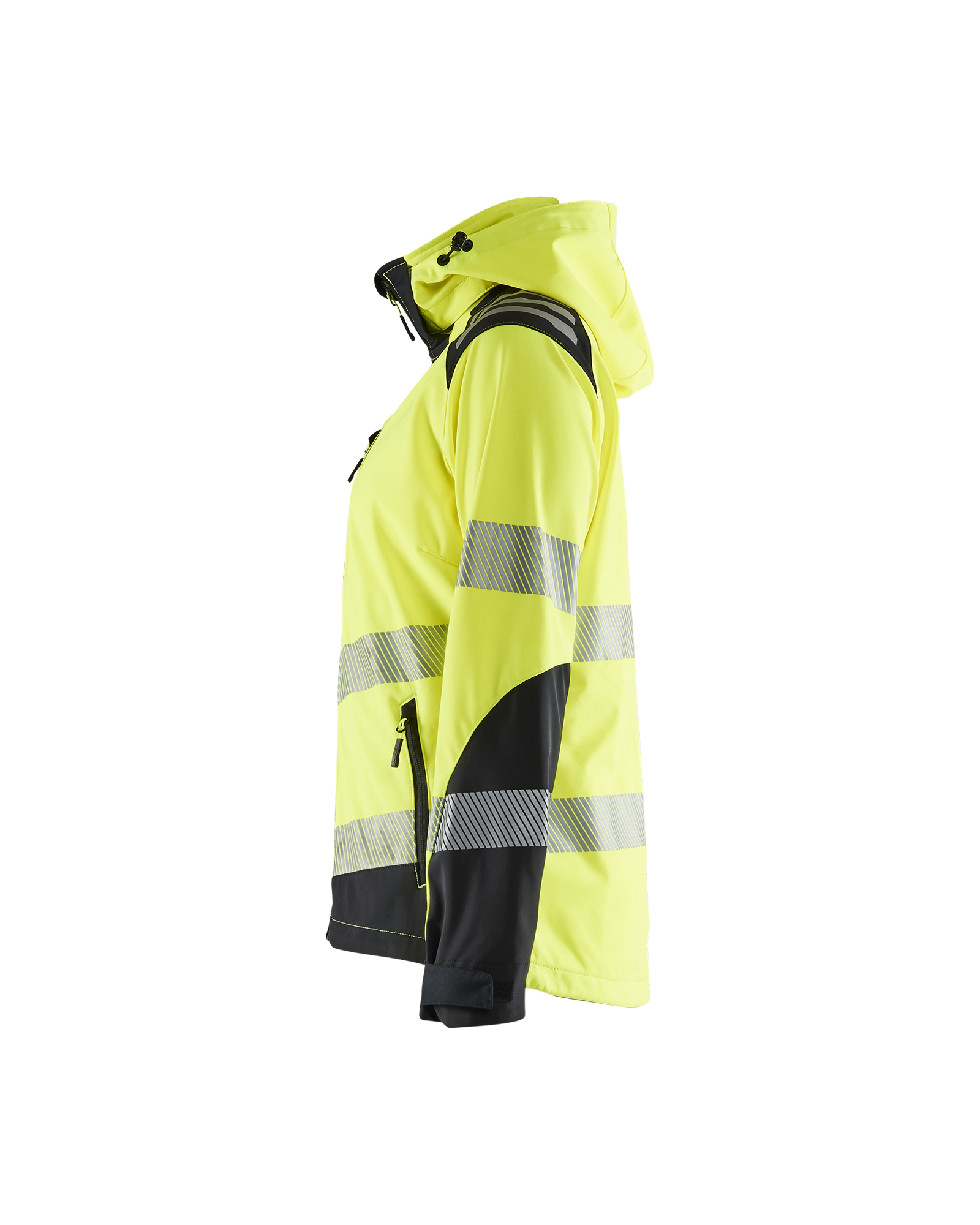 Blaklader softshell-naistejakk kapuutsiga  neoonkollane/must S