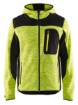 Blaklader kootud softshell-jakk neoonkollane/must L
