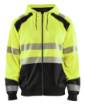 Blaklader HighVis kapuutsiga dressipluus kollane/must M