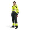Blaklader HighVis kapuutsiga dressipluus kollane/must M