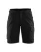 Blaklader Service shorts 4-way stretch Women Black/Dark grey C38