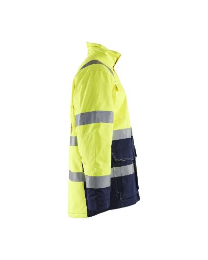 Blaklader Flame retardant Winter Parka Yellow/navy blue S