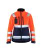 Blaklader HighVis softshell naiste jope oranž/t.sinine L