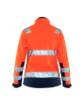 Blaklader HighVis softshell naiste jope oranž/t.sinine L