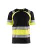 Blaklader HighVis T-särk must/kollane L