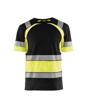 Blaklader HighVis T-särk must/kollane L