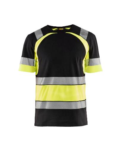 Blaklader HighVis T-särk must/kollane L