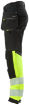 L.Brador 1021P püksid must/HI-Vis kollane D96
