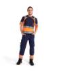 Blaklader Hi-Vis 4-way-stretch trousers without nail pockets Navy blue/orange C64