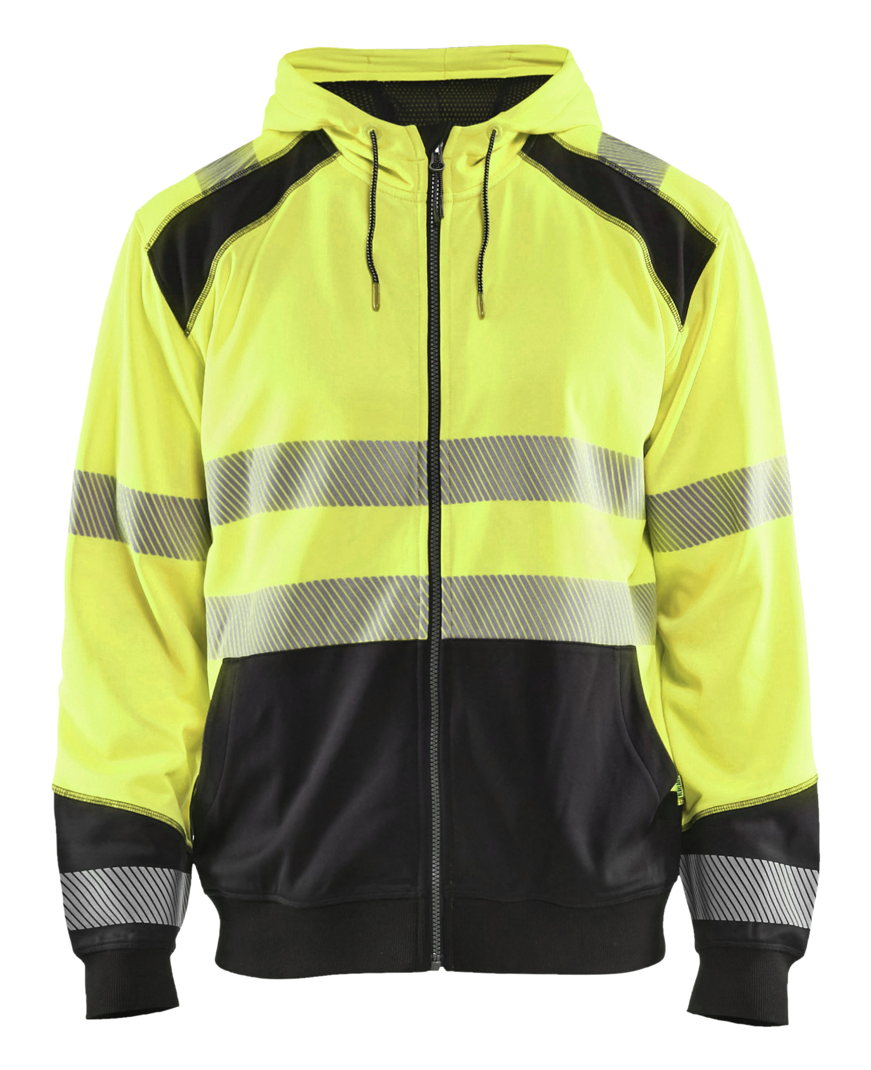 Blaklader HighVis kapuutsiga dressipluus kollane/must XL