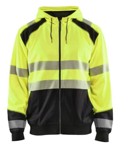 Blaklader HighVis kapuutsiga dressipluus kollane/must XL