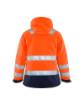Blaklader naiste HighVis talvejope oranž/t.sinine M